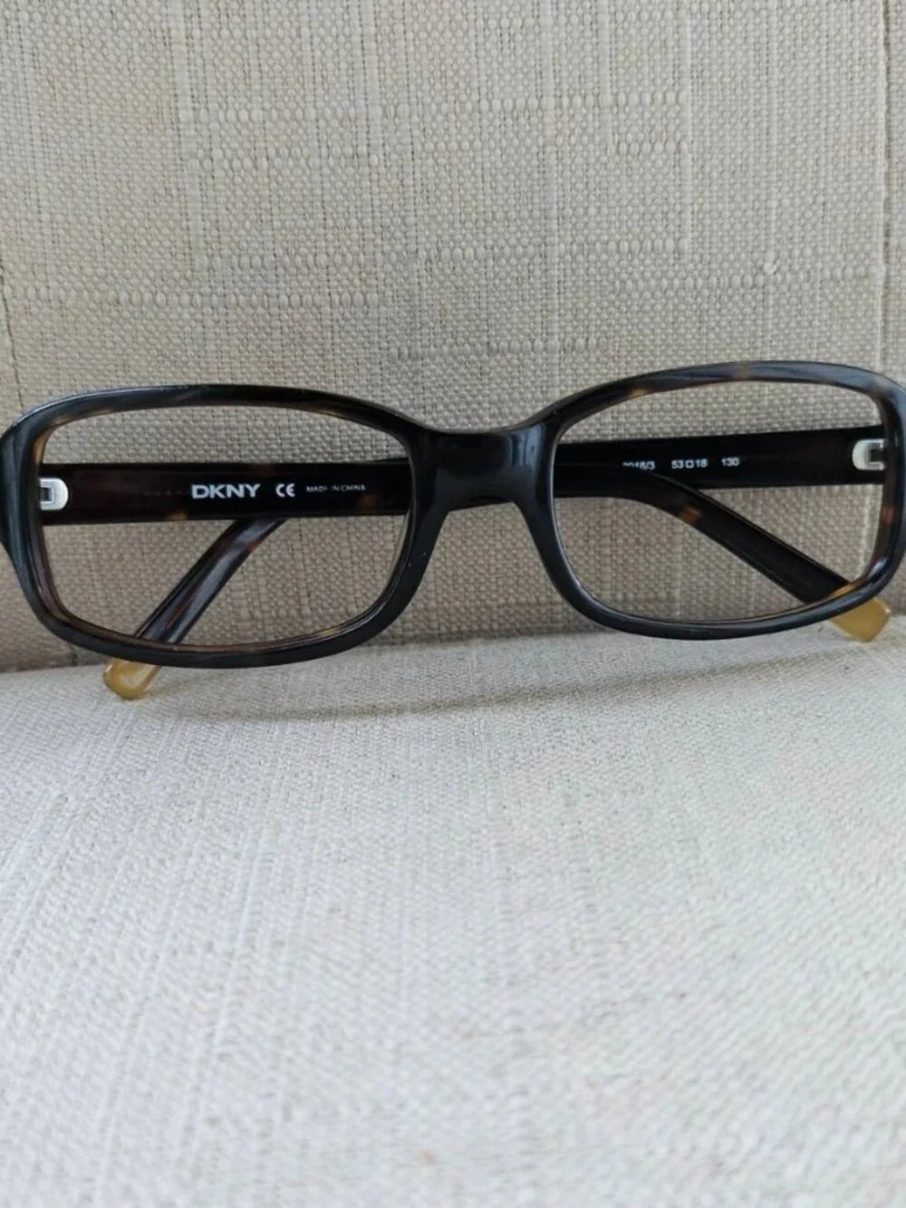 Vintage DKNY Women Eyeglasses Frame Dark Tortoise Eyewear DY4007 3016/3 Glasses